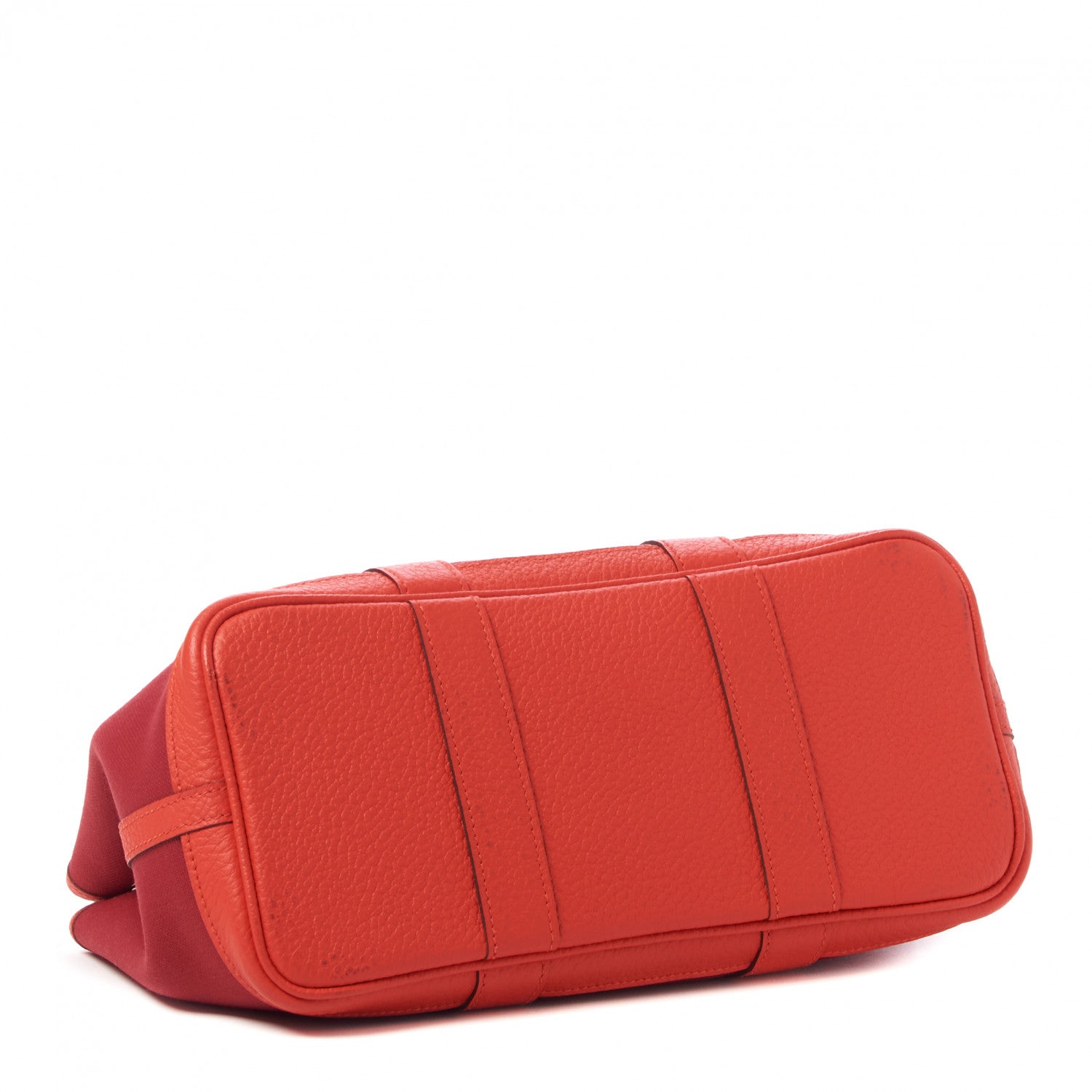 Hermes Toile Militaire Vache Country Garden Party 30 Rouge Grenant Orange Poppy 3 of 7