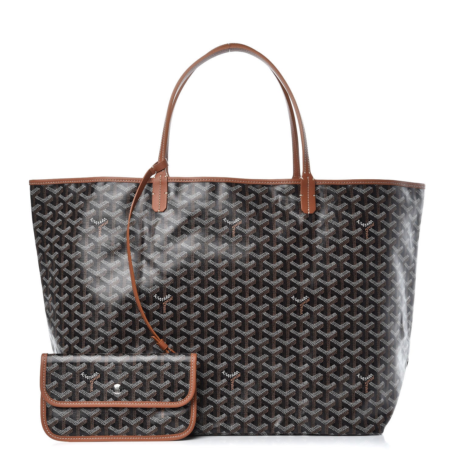 Goyard Goyardine Saint Louis GM Black Gold 1 of 11