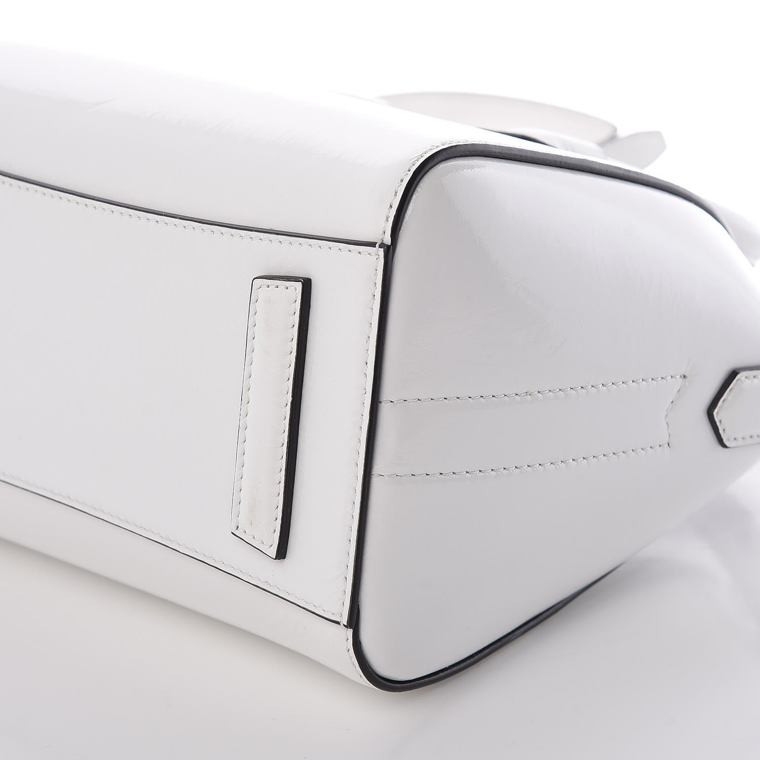 Givenchy Crinkled Patent Calfskin Mini Antigona White 9 of 9