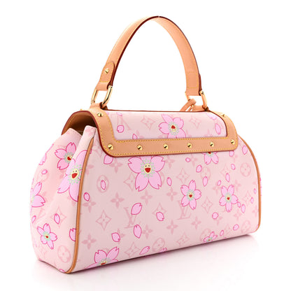 Louis Vuitton Monogram Cherry Blossom Sac Retro Bag Pink 3 of 10
