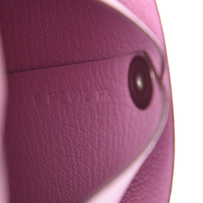 Hermes Chevre Mysore Bastia Coin Purse Mauve Sylvestre 7 of 8