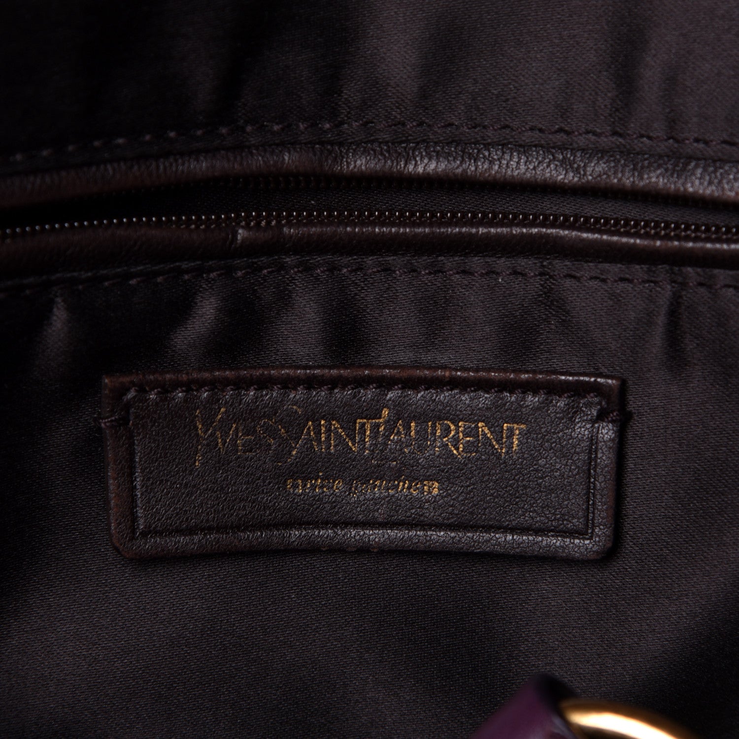 Saint Laurent Calfskin Medium Muse Purple 5 of 5