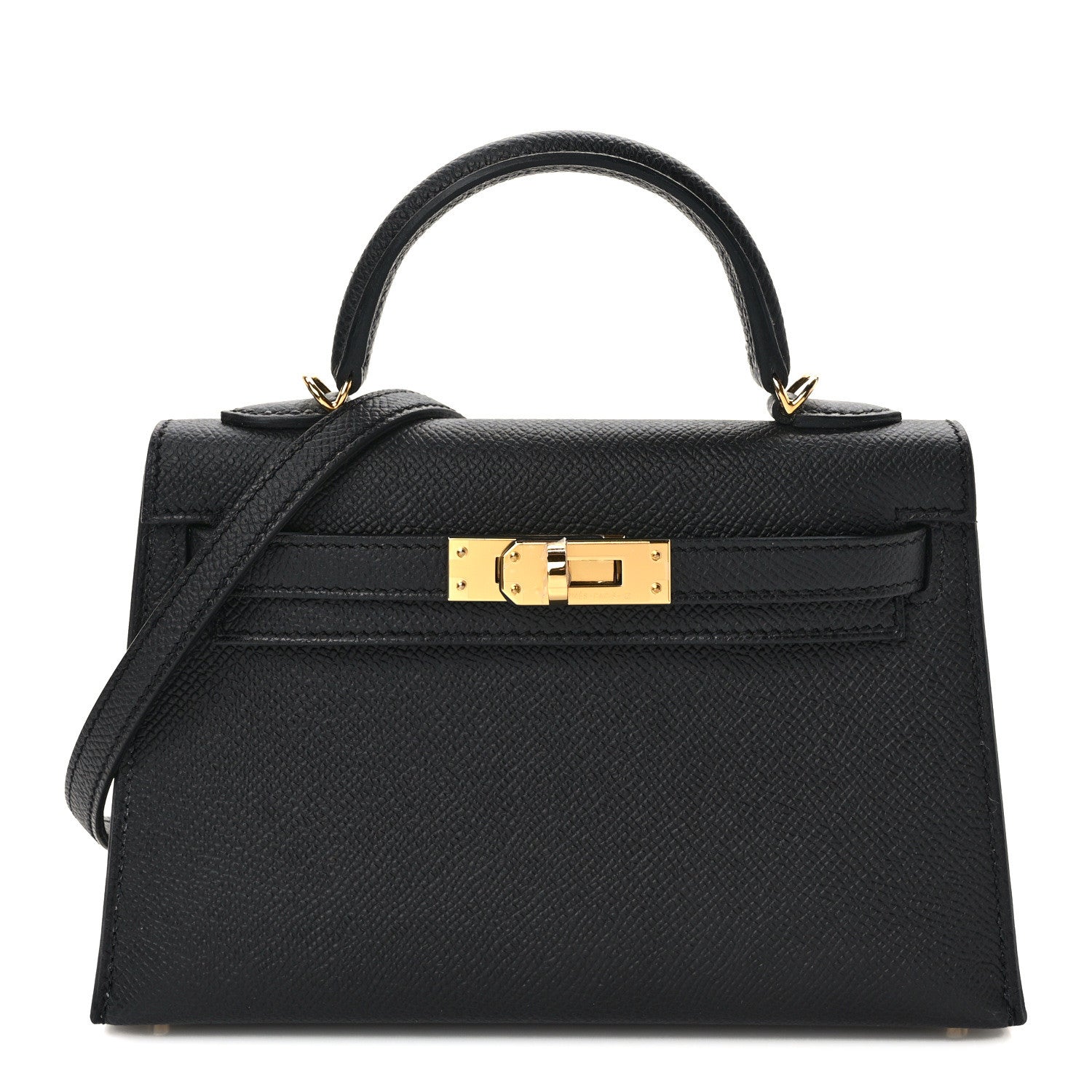 Hermes Epsom Mini Kelly Sellier 20 Black 1 of 10
