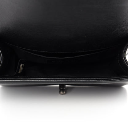 Chanel Lambskin Quilted Small Boy Flap Black 4 of 10