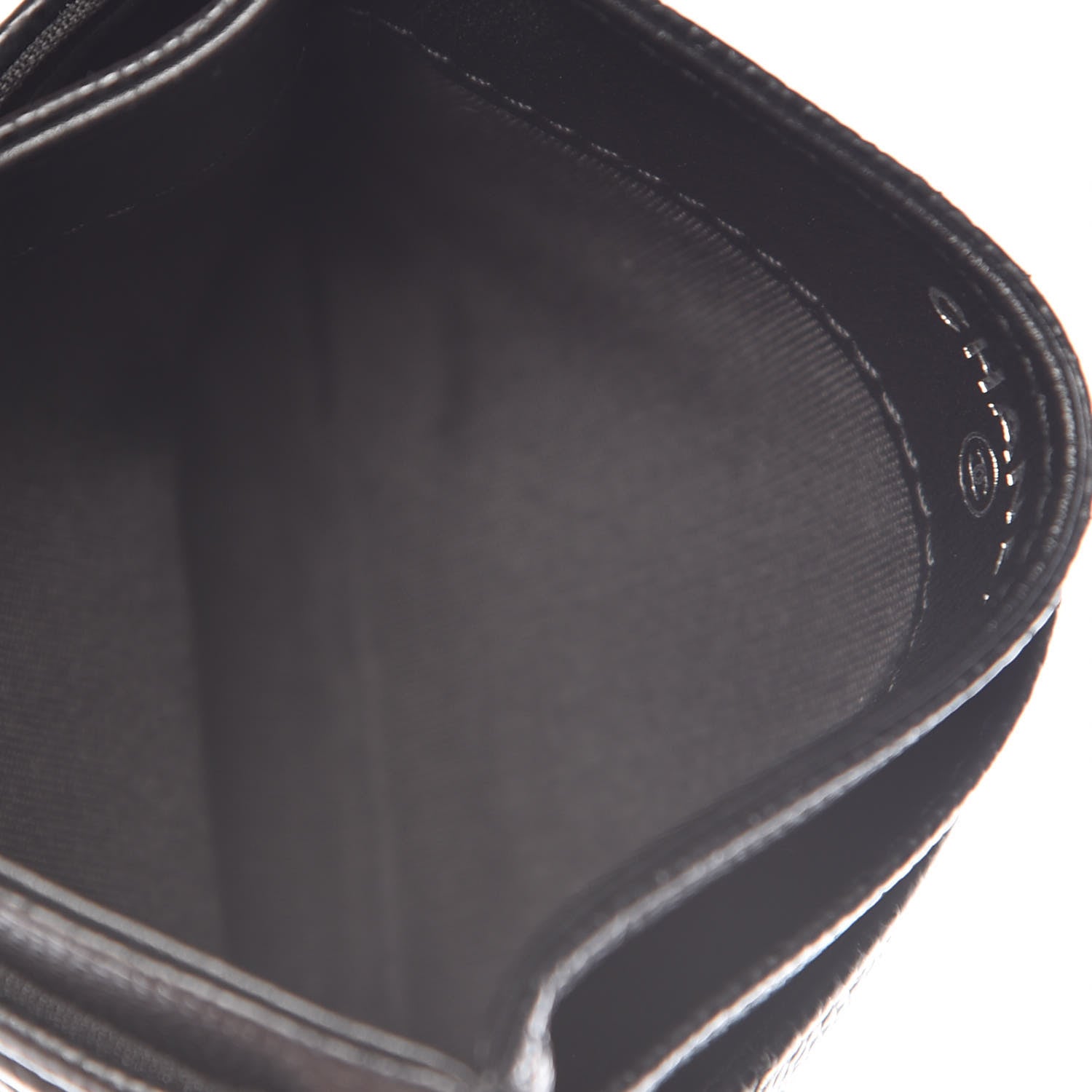 Chanel Caviar Quilted Boy Card Holder Black 5 of 9