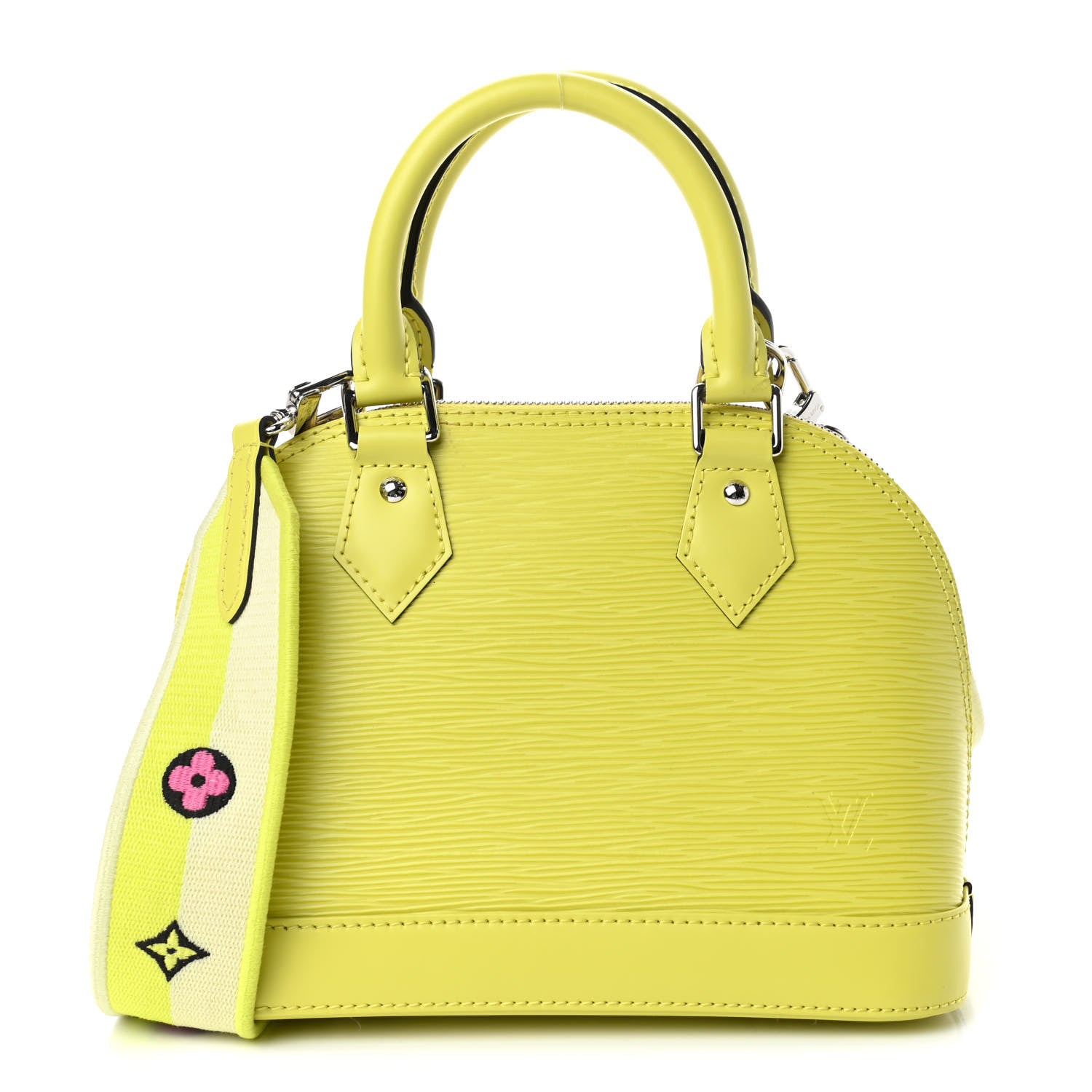 Louis Vuitton Epi Jacquard Alma BB Yellow Citron 1 of 5