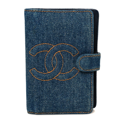 Chanel Denim CC Small Notebook Agenda Blue 1 of 9