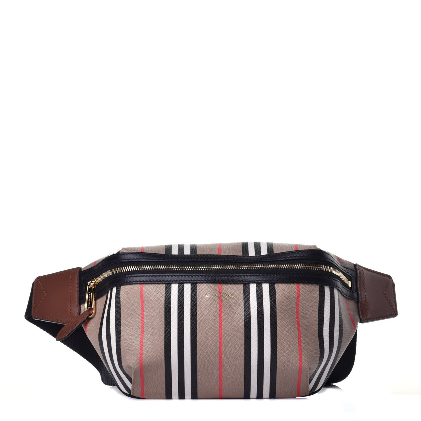 E-Canvas Icon Stripe Sonny Bum Bag Archive Beige