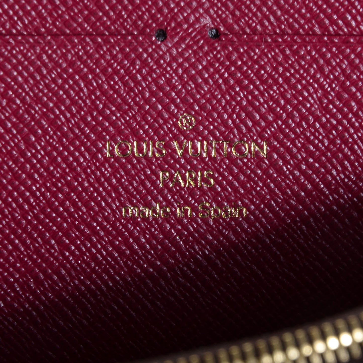 Monogram Clemence Wallet Fuchsia