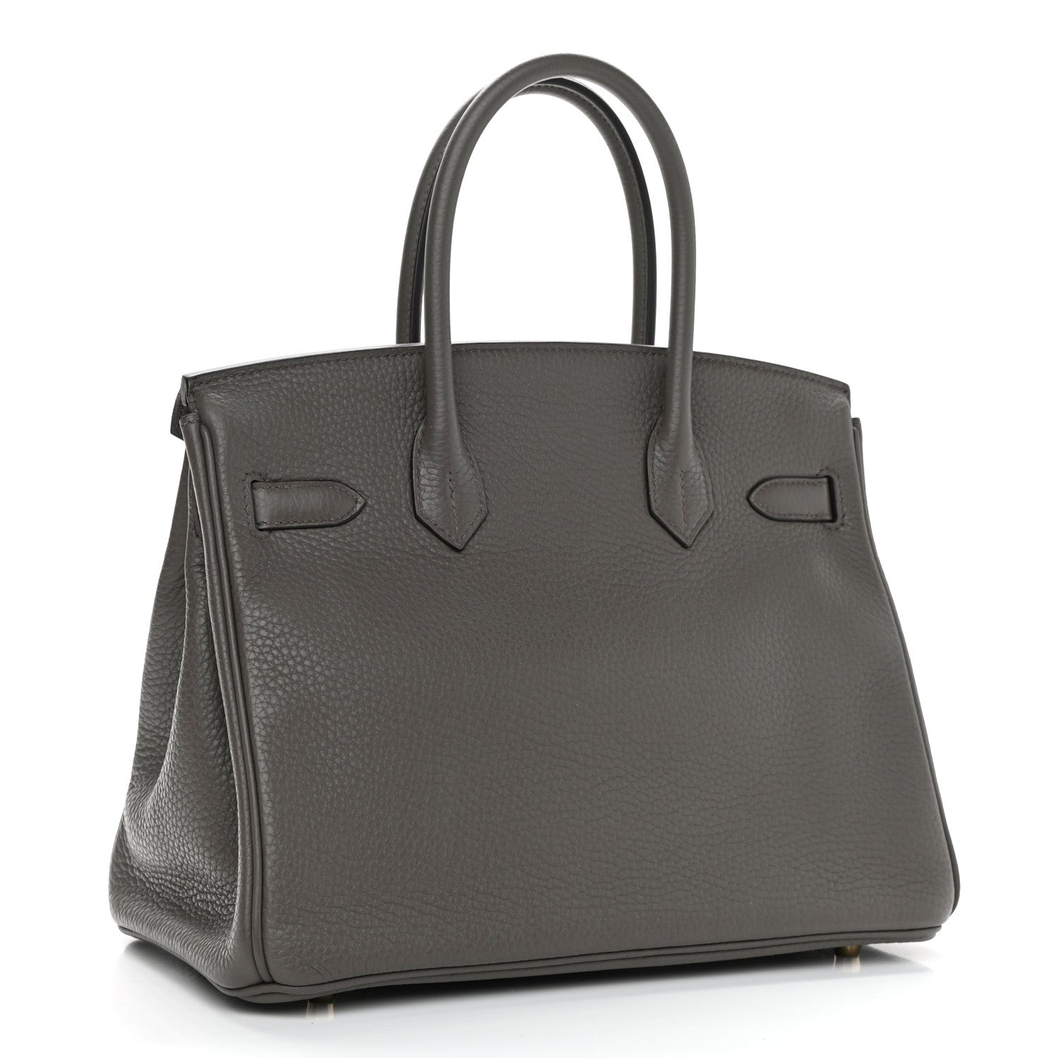 Hermes Taurillon Clemence Birkin 30 Etain 3 of 12