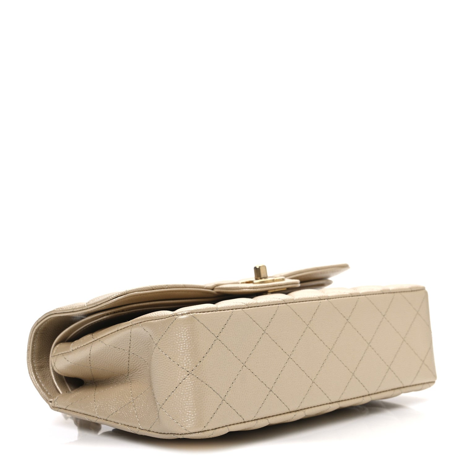 Chanel Metallic Caviar Quilted Small Double Flap Gold 4 of 10