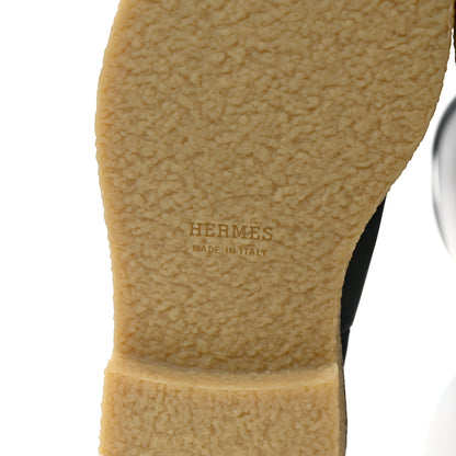 Hermes Calfskin Honey Boots 35 Black 6 of 8