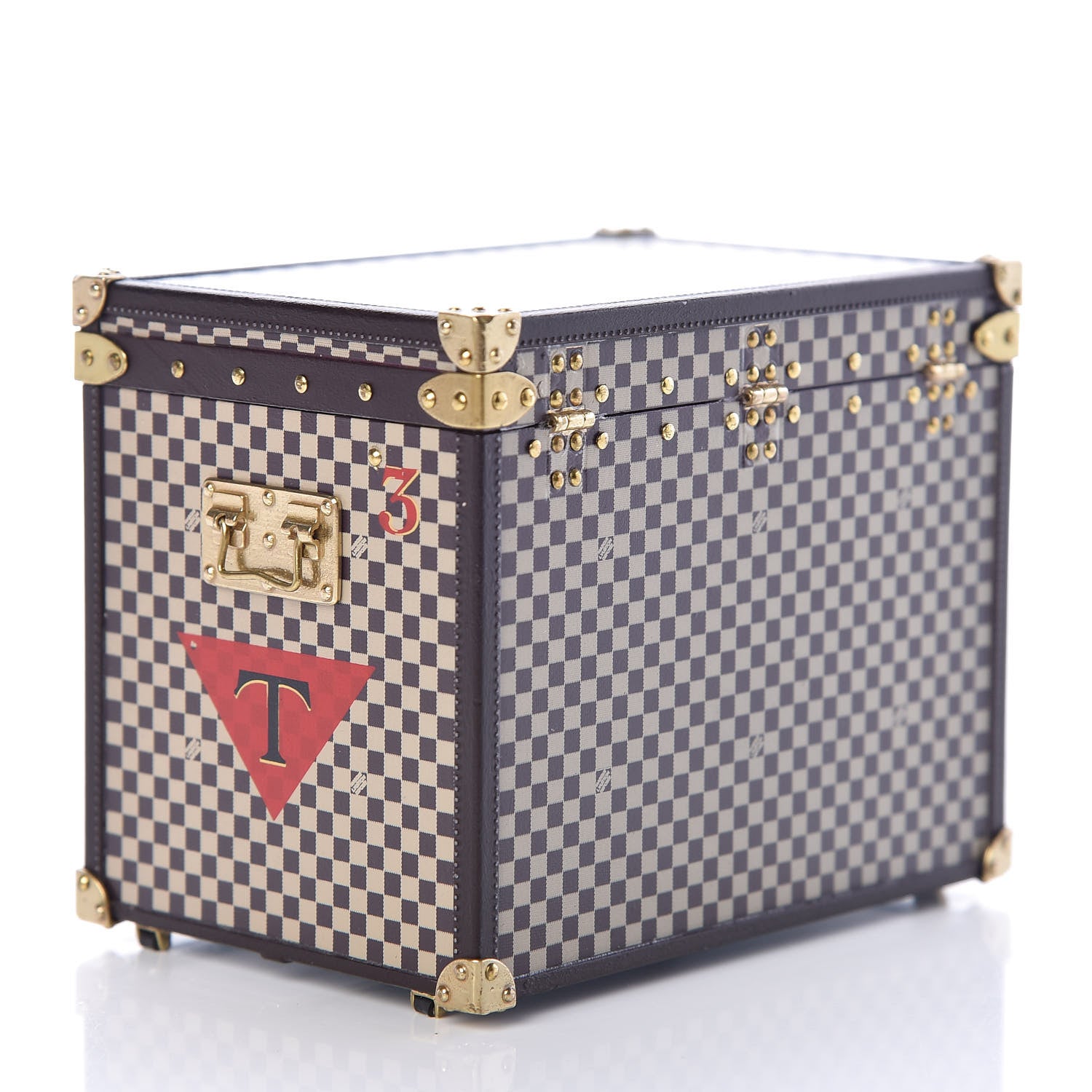 Louis Vuitton Damier Ebene Trunk Paperweight 3 of 7