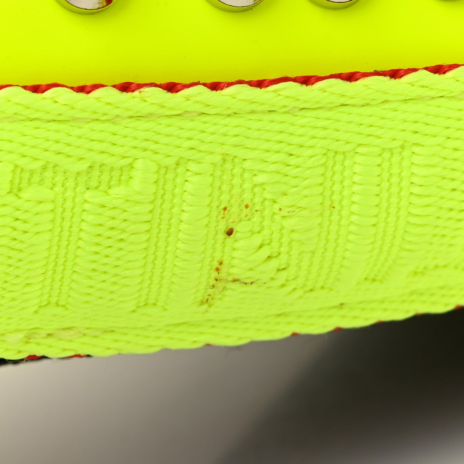 Christian Louboutin Calfskin Spiked ParisnycBelt Bag Fluo Yellow 10 of 10