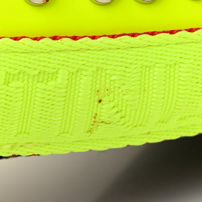 Christian Louboutin Calfskin Spiked ParisnycBelt Bag Fluo Yellow 10 of 10
