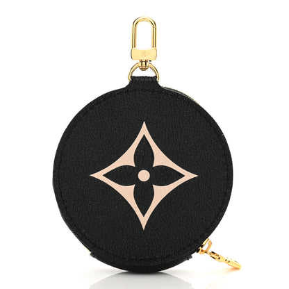 Louis Vuitton Empreinte Monogram Giant Round Coin Purse Black Beige 3 of 6