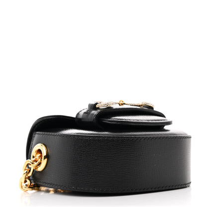 Gucci Azalea Calfskin Crystal Horsebit 1955 Belt Bag Black 4 of 10