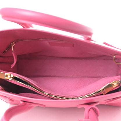 Saint Laurent Calfskin Small Sac De Jour Bubblegum 4 of 8