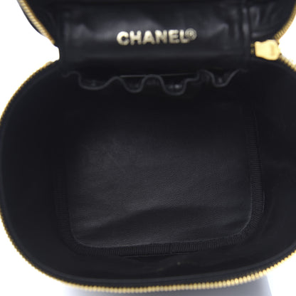 Chanel Caviar Vanity Cosmetic Case Black 5 of 11