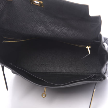 Hermes Togo Kelly Retourne 32 Black 5 of 13