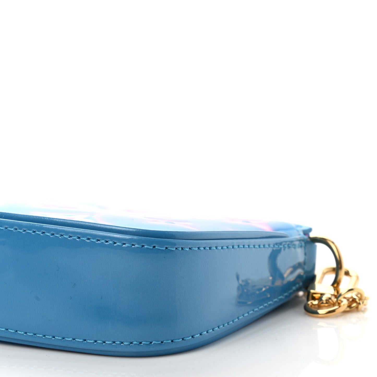 Vernis Valentine Mini Pochette Accessories Baby Blue Neon