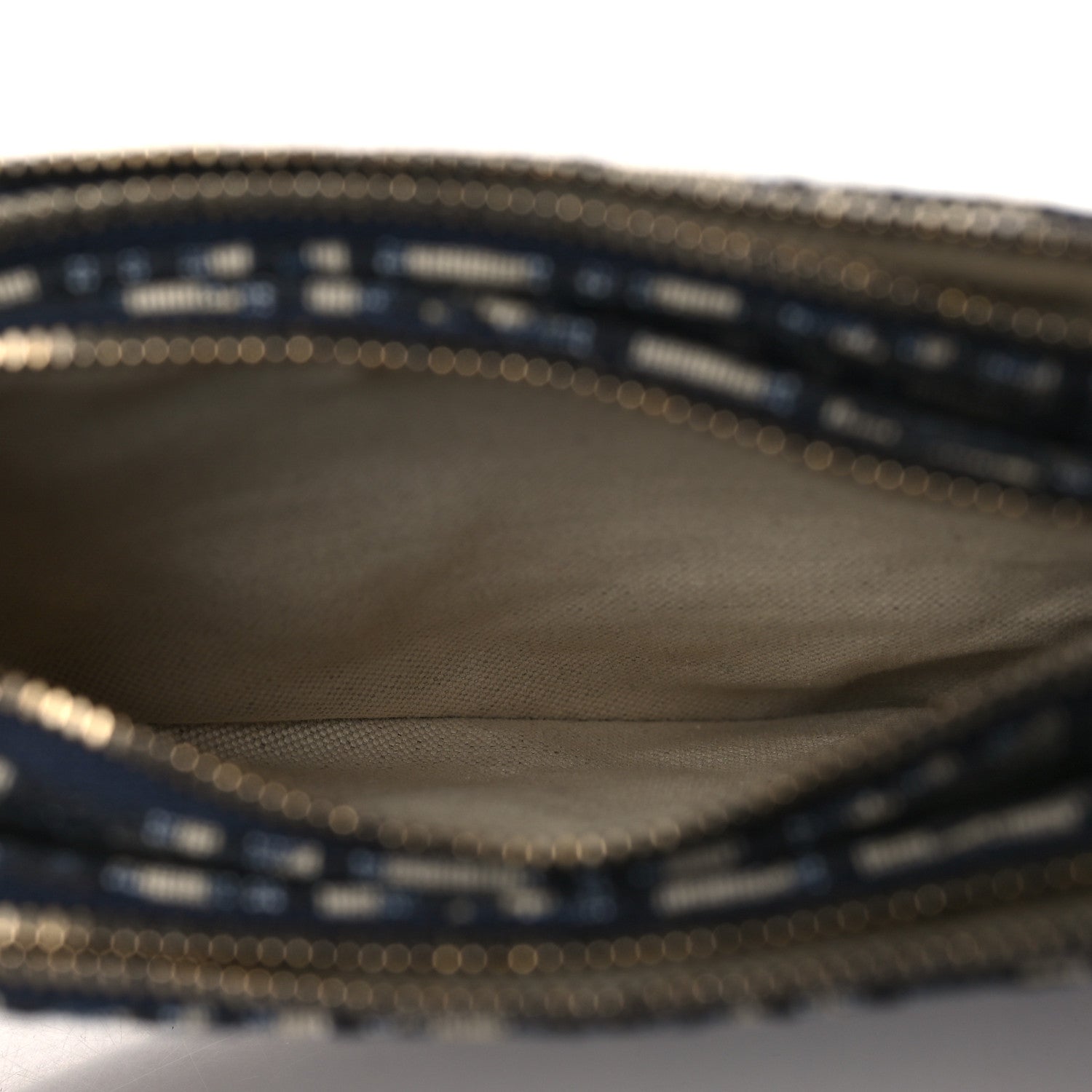 Christian Dior Oblique Saddle Pouch With Strap Navy Blue 6 of 11