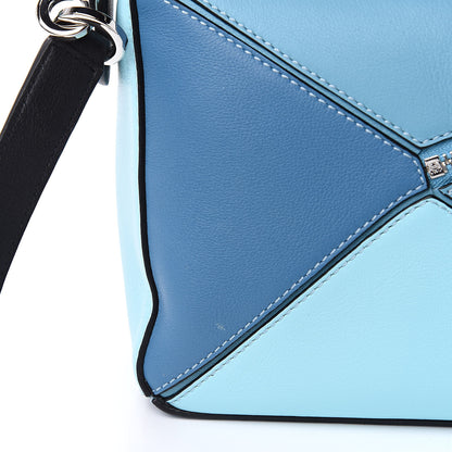 Loewe Calfskin Small Puzzle Bag Light Blue Aqua 9 of 10