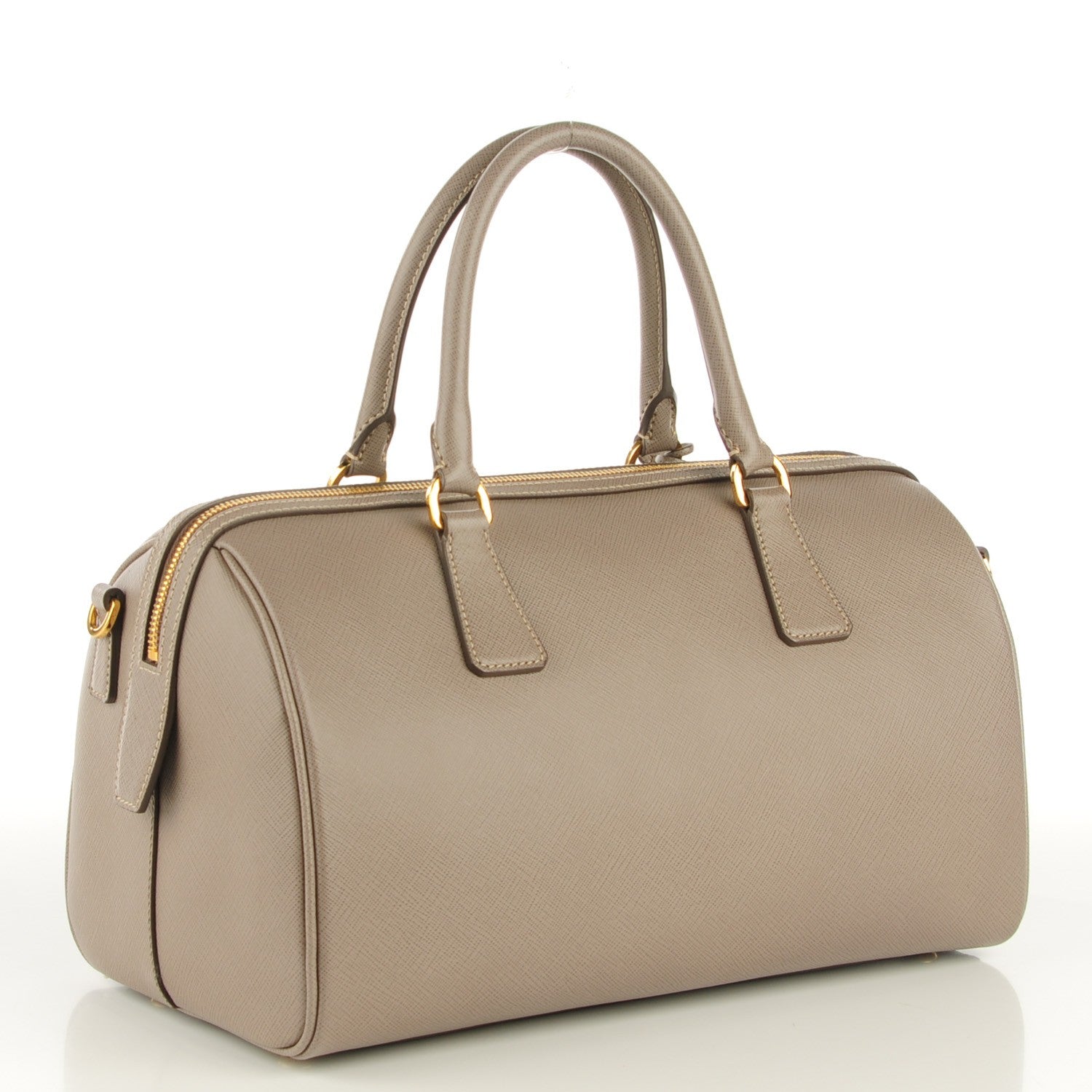 Prada Saffiano Lux Bowler Argilla 3 of 9