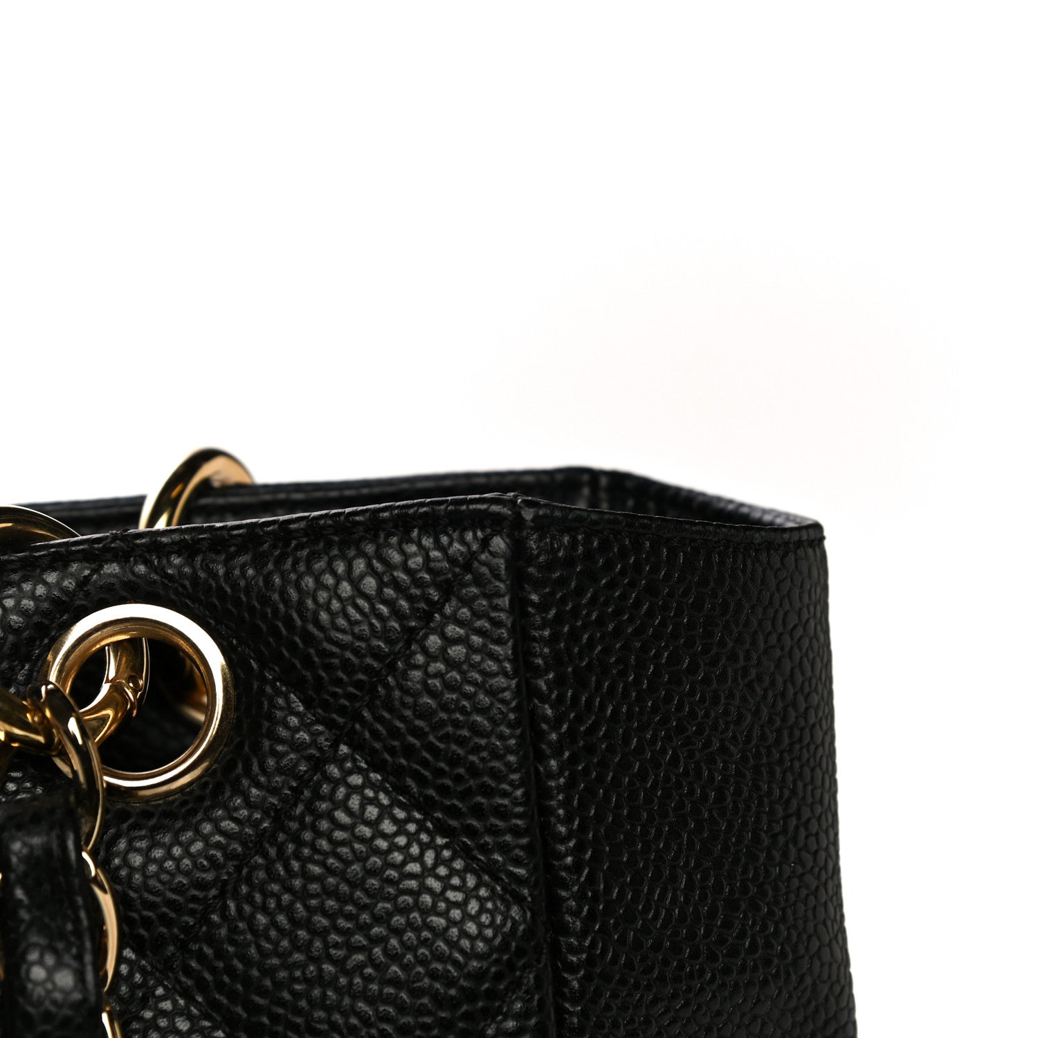 Chanel Caviar Quilted Petit Shopping Tote PST Black 16 of 19