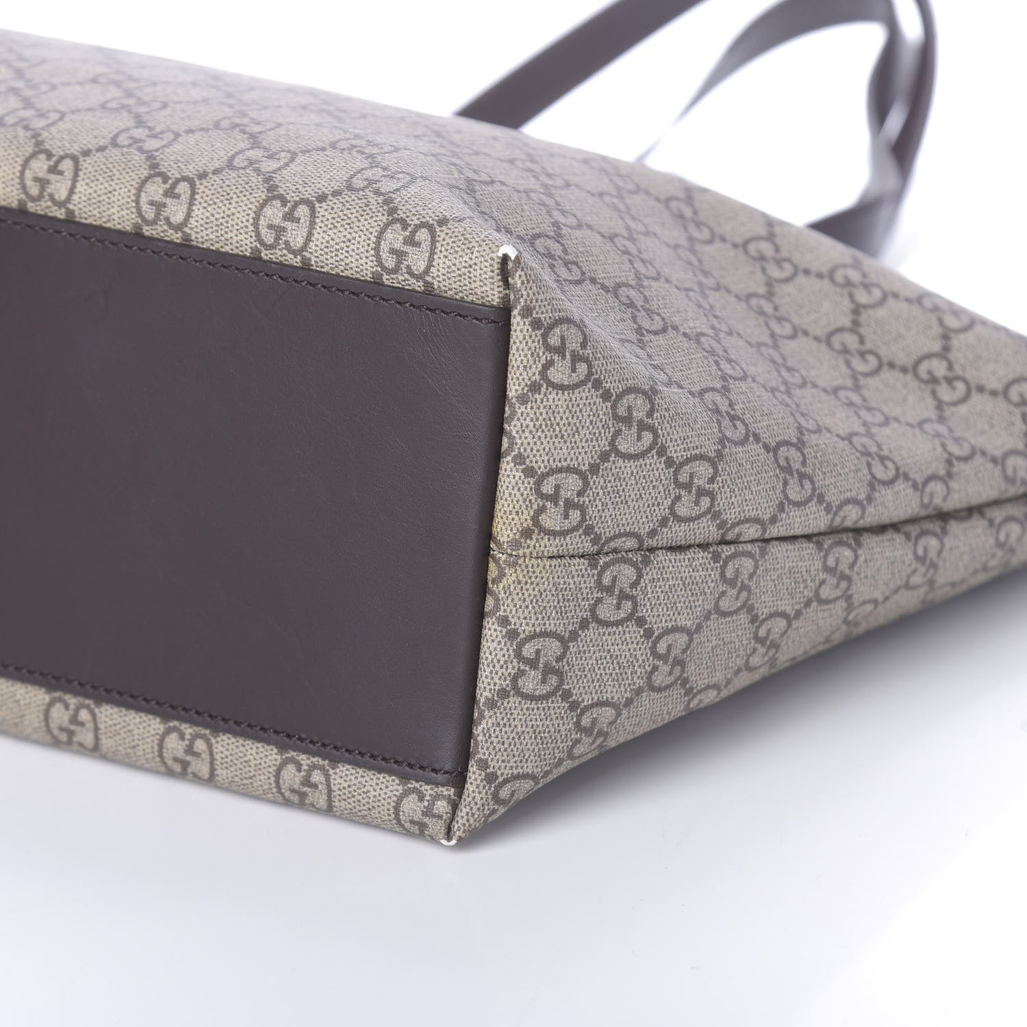 Gucci GG Plus Monogram Tattoo Heart Large Tote Dark Brown 9 of 10