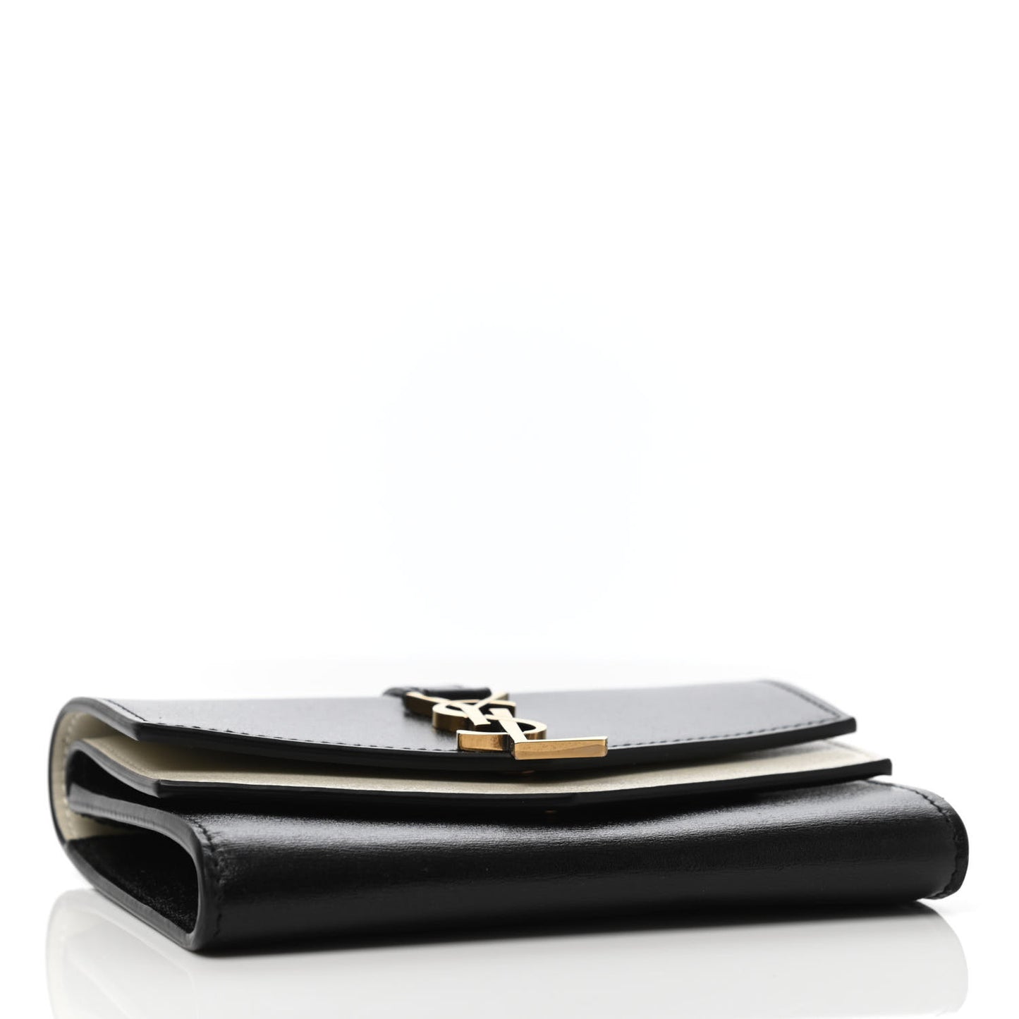 Smooth Calfskin Monogram Small Sulpice Wallet Black White