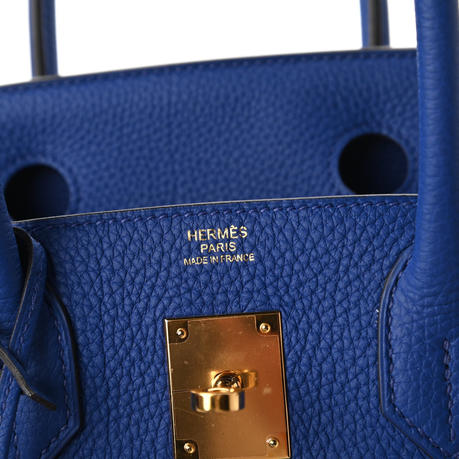 Hermes Togo Birkin 30 Bleu Electrique 8 of 13