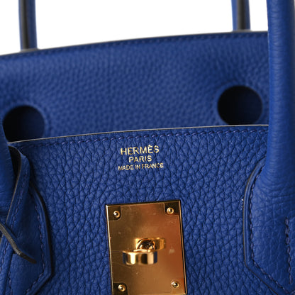 Hermes Togo Birkin 30 Bleu Electrique 8 of 13