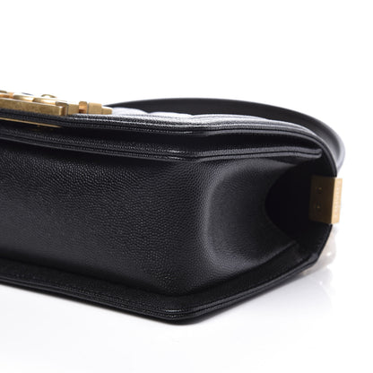 Chanel Caviar Quilted Small Boy Flap Black 6 of 10