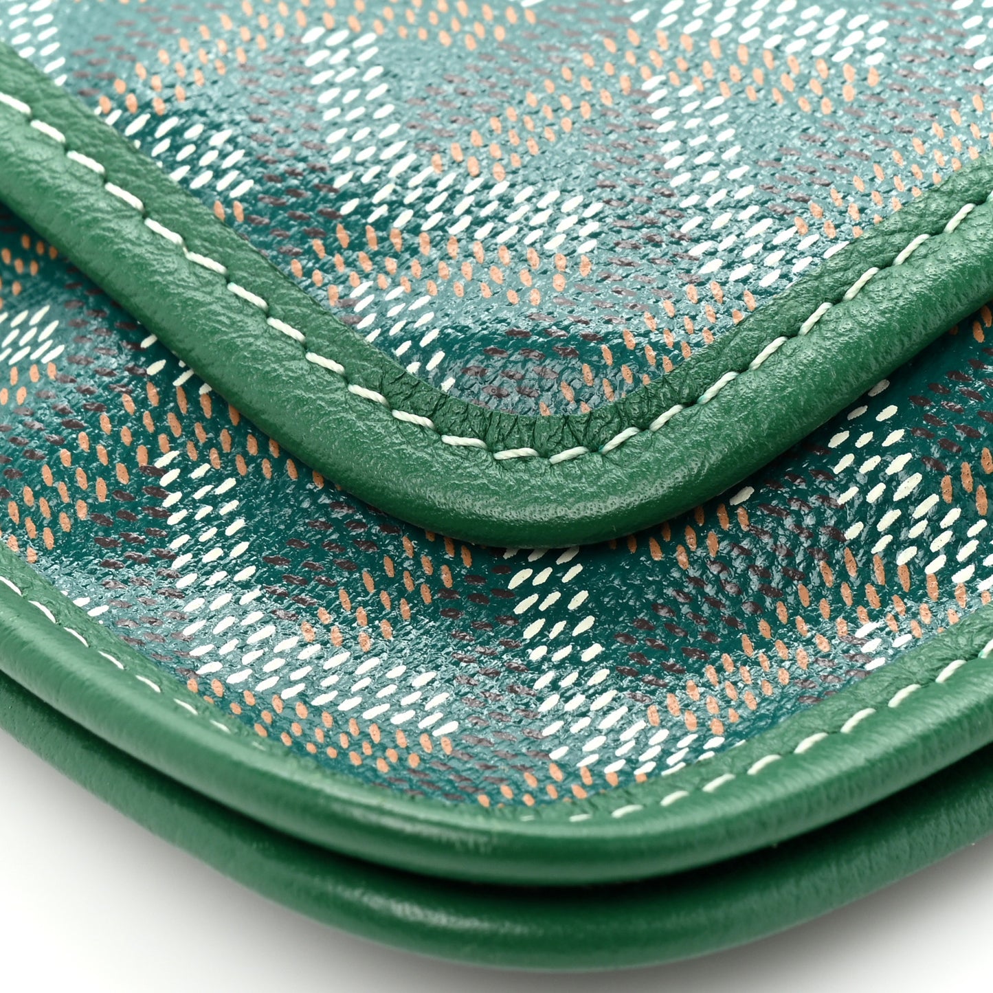 Goyardine Plumet Wallet Clutch Green