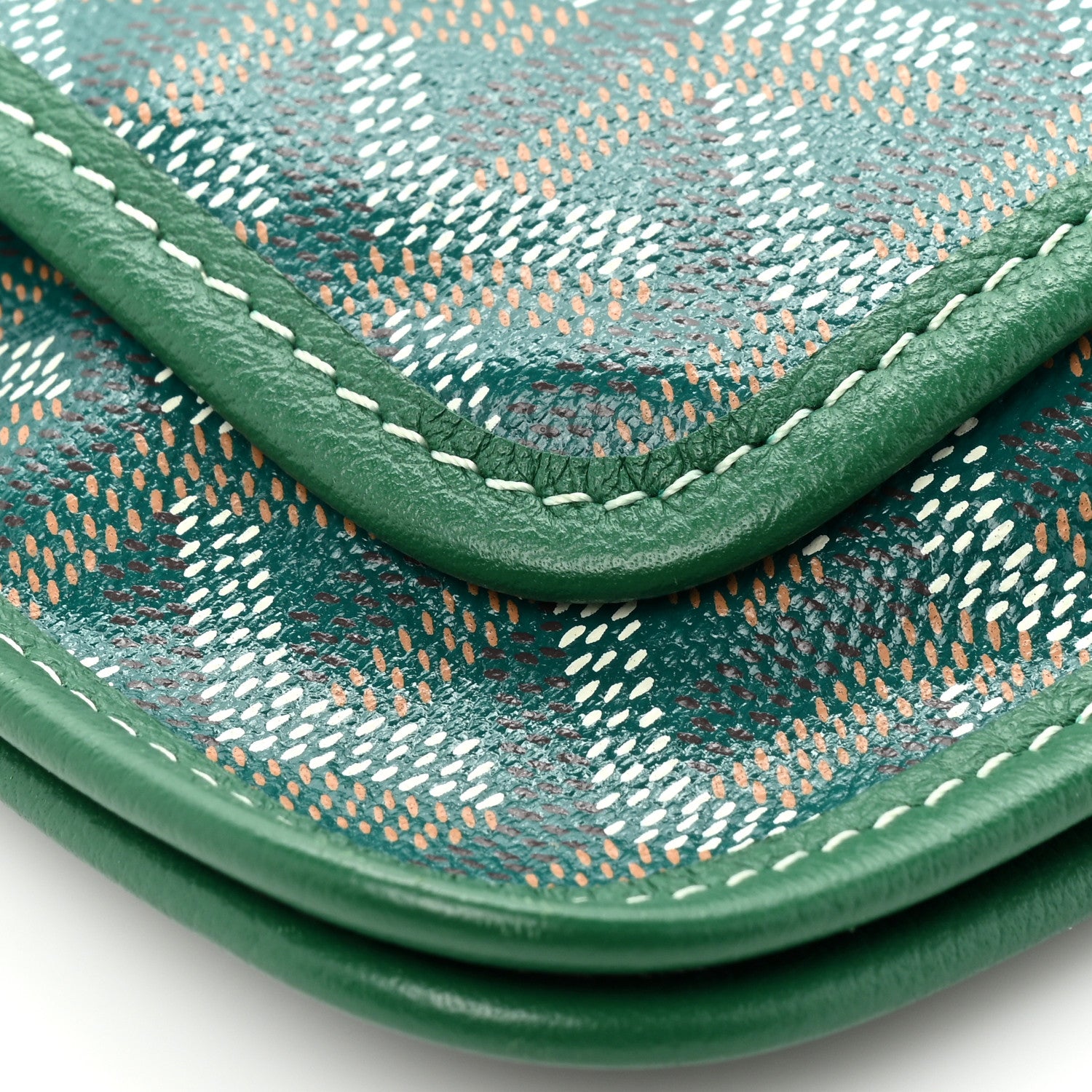 Goyard Goyardine Plumet Wallet Clutch Green 12 of 14