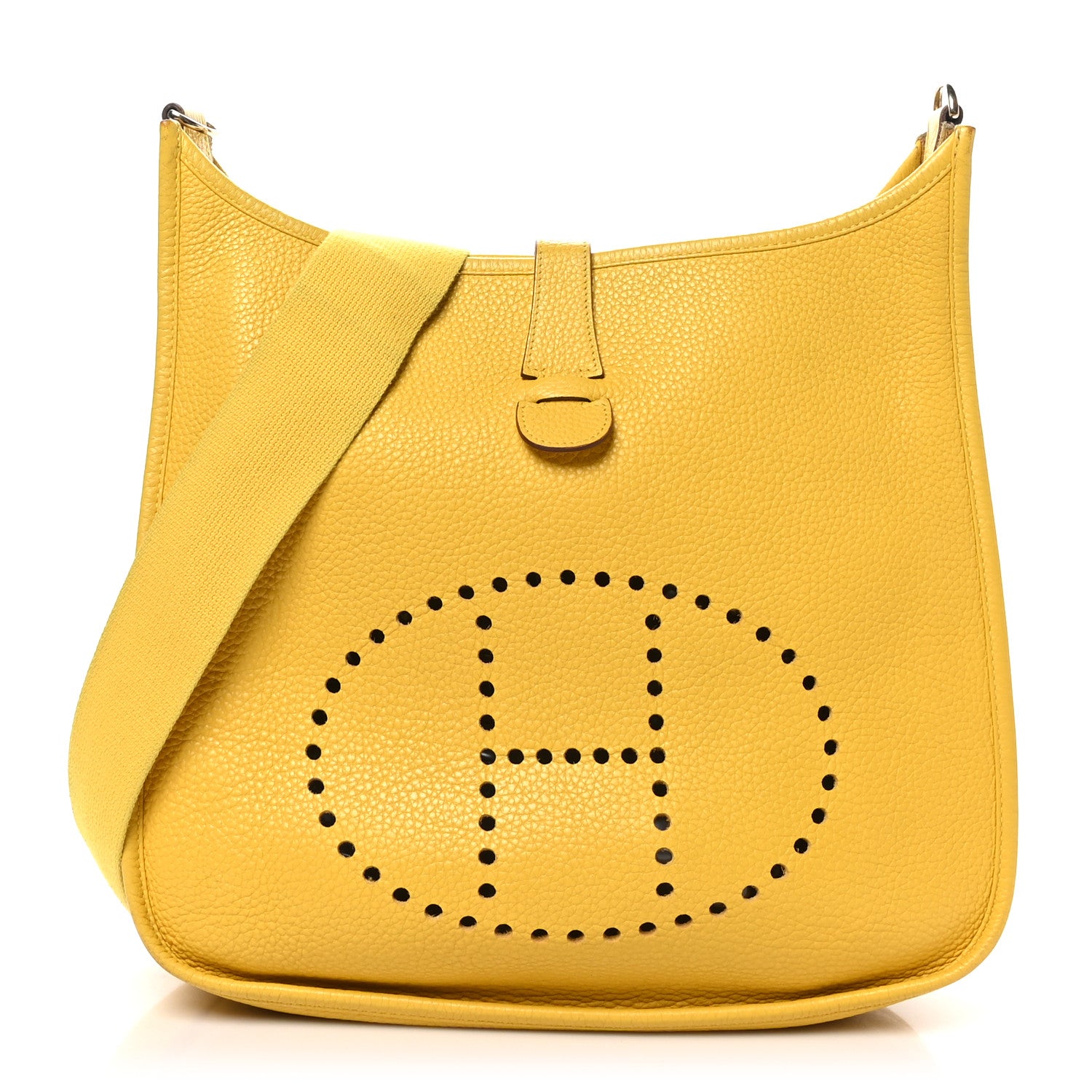 Hermes Taurillon Clemence Evelyne III PM Soleil 1 of 10