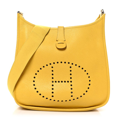 Hermes Taurillon Clemence Evelyne III PM Soleil 1 of 10
