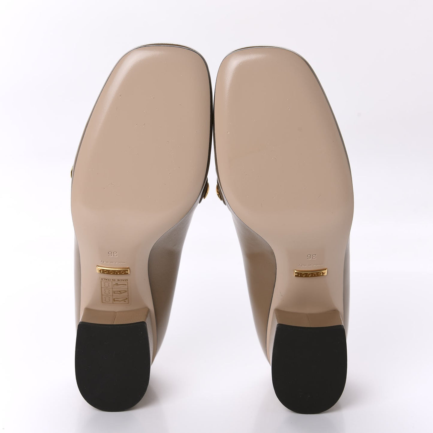 Malaga Kid Sylvie Web Chain Mid Heel Loafers 36 Mud