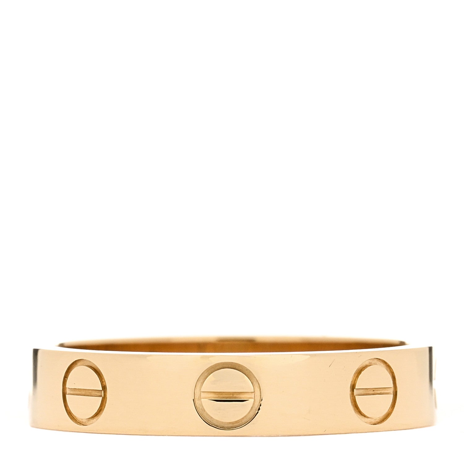 Cartier 18K Yellow Gold 3.5mm LOVE Wedding Band Ring 49 4.75 2 of 4