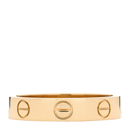 Cartier 18K Yellow Gold 3.5mm LOVE Wedding Band Ring 49 4.75 2 of 4