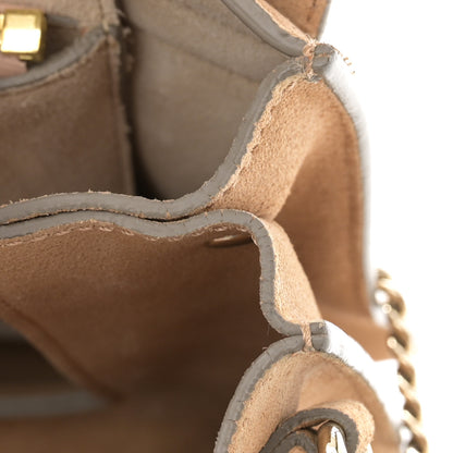 Chloe Snakeskin Suede Medium Faye Shoulder Bag Desert Beige 12 of 13