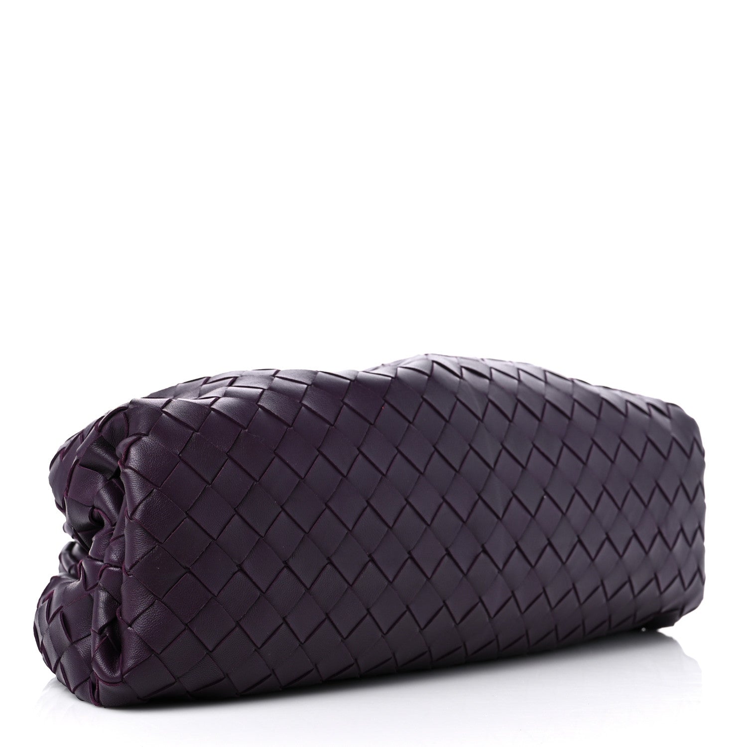Bottega Veneta Nappa Maxi Intrecciato The Pouch Oversized Clutch Grape 5 of 9