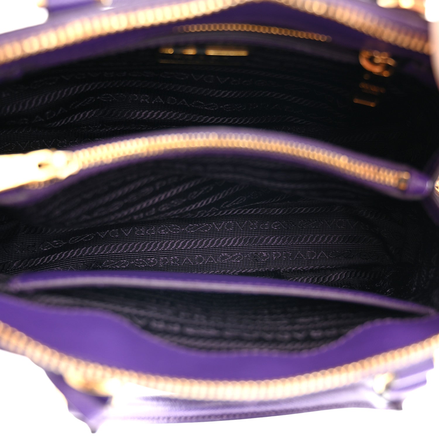 Prada Saffiano Lux Small Promenade Tote Viola 5 of 11
