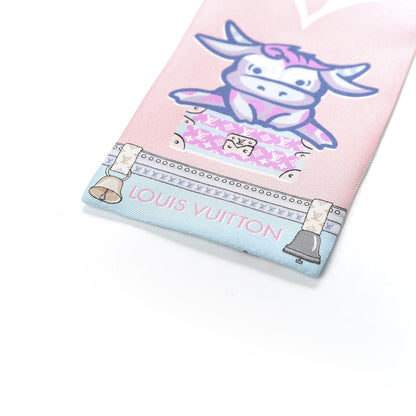 Louis Vuitton Silk Monogram Rodeo Bandeau Rose 2 of 4