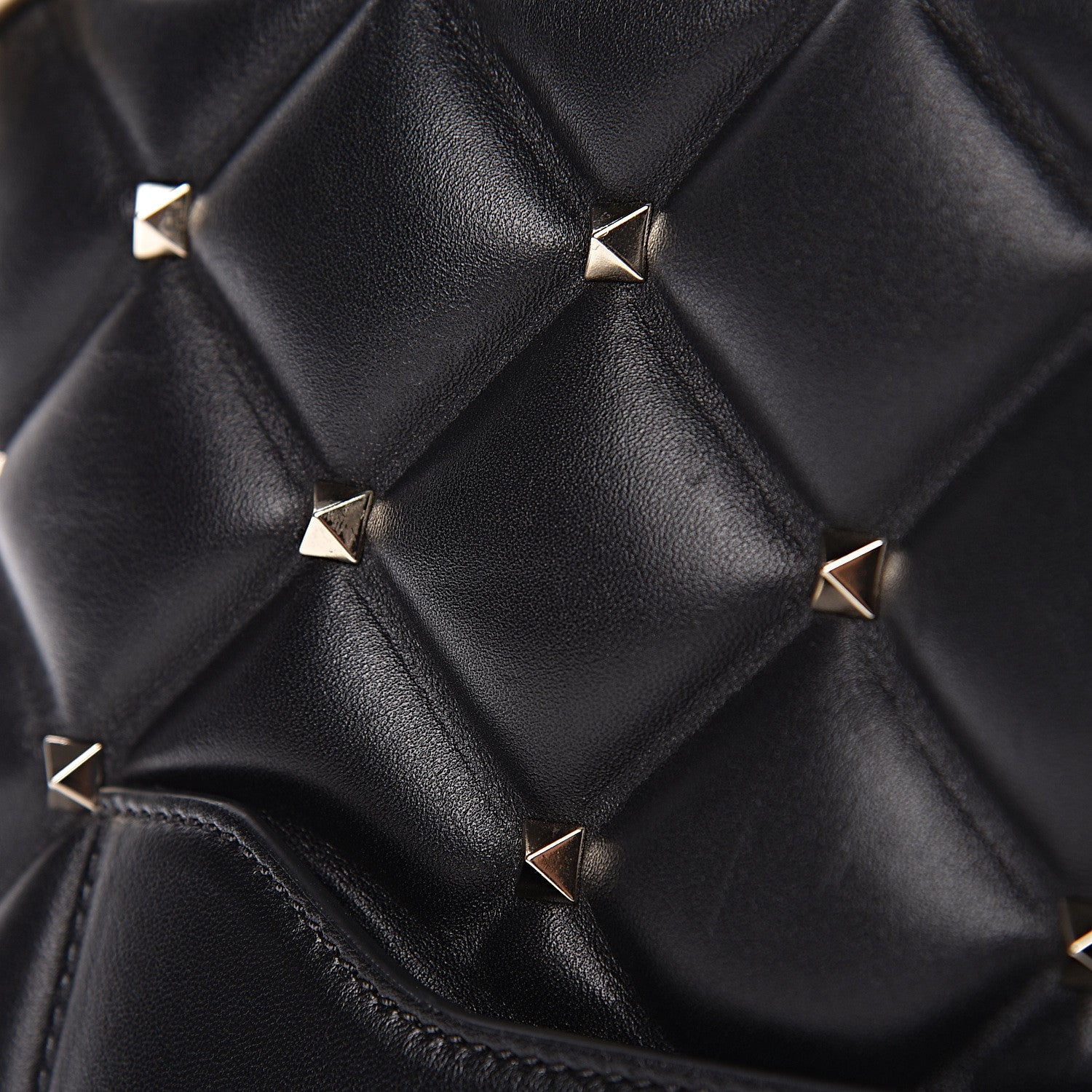 Valentino Garavani Nappa Candystud Shoulder Bag Black 14 of 24