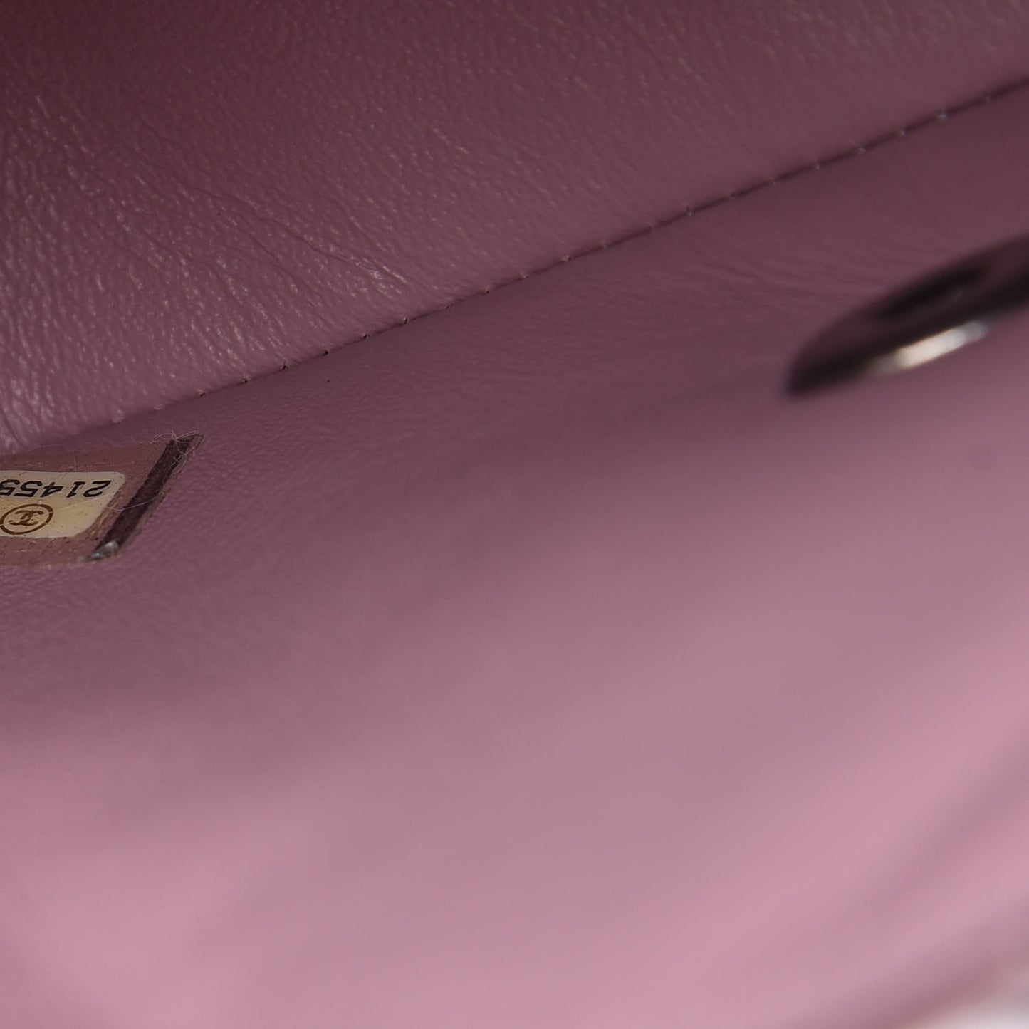 Caviar Quilted Mini Square Flap Pink