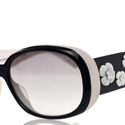 Chanel Camellia CC Sunglasses 5113 Blue White 7 of 9
