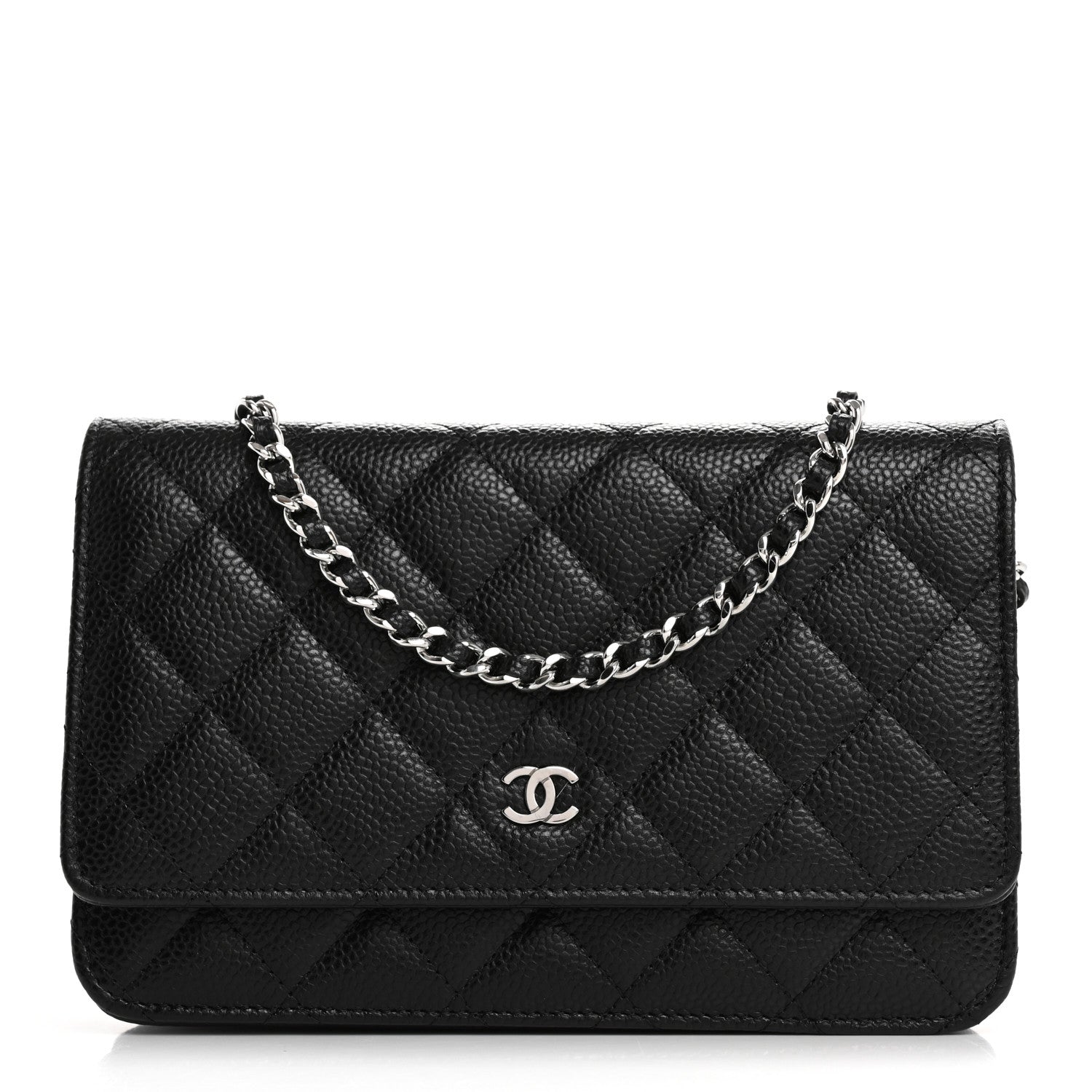 Chanel Caviar Quilted Wallet on Chain WOC Black 1 of 11
