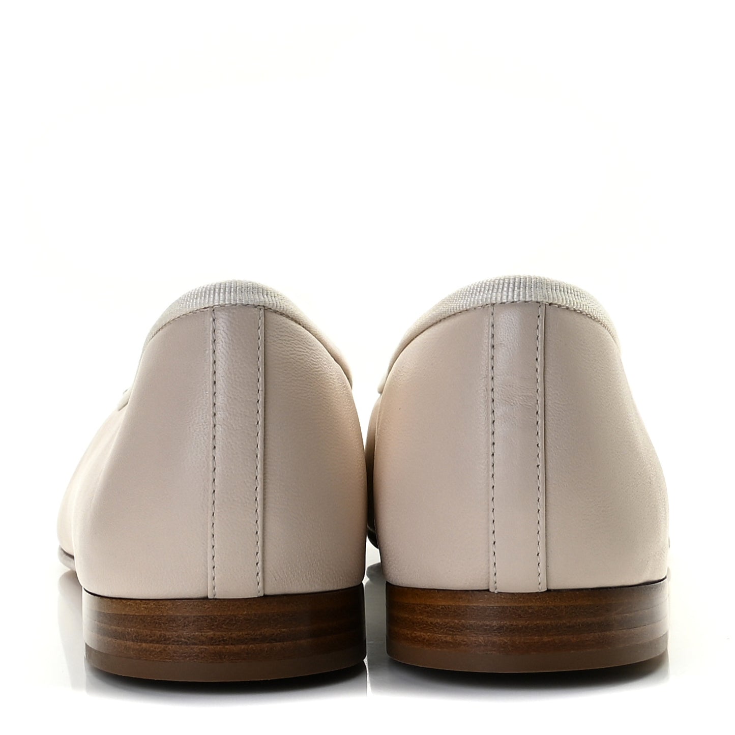 Lambskin Cap Toe CC Ballerina Flats 40 Light Pink
